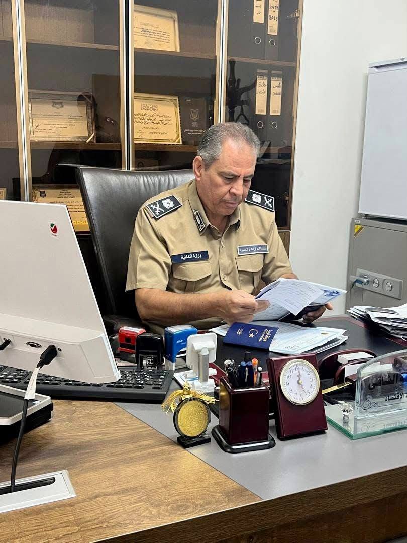 سير العمل قسم جوازات ديوان وزارة الاقتصاد